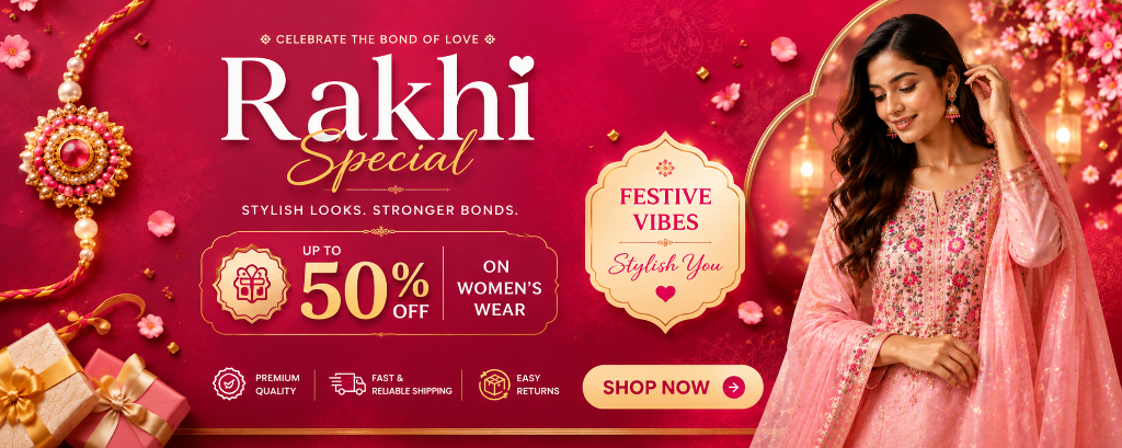 Rakhi Special - Up to 50% Off Women's Wear